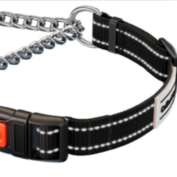 CollarDirect Martingale Dog Collar Stainless Steel Chain & Quick Release Buckle - Picture 7 of 11